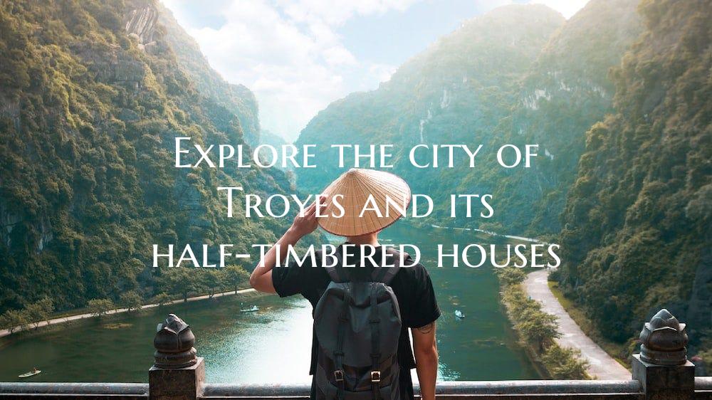 Explore the city of Troyes and its half-timbered h...